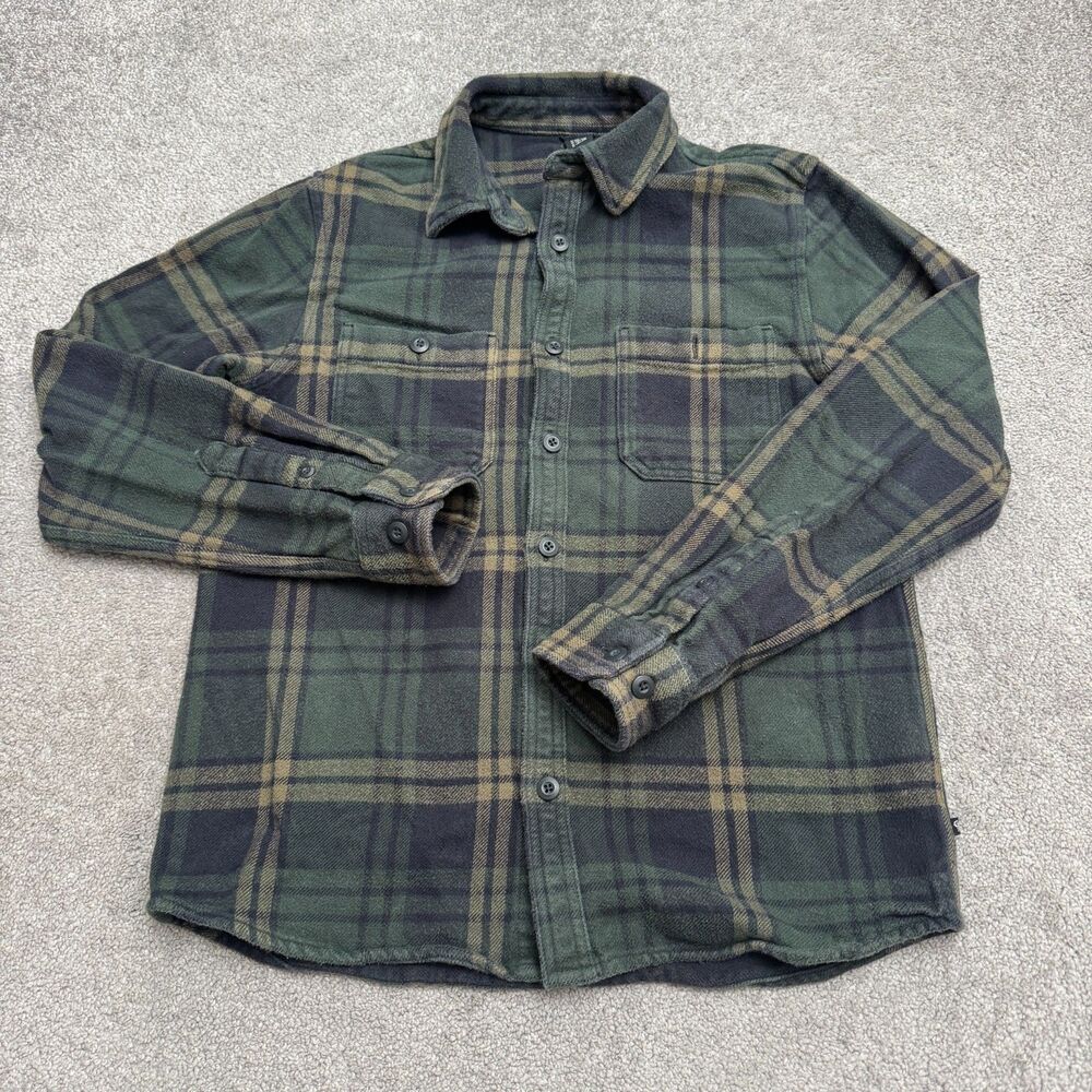 Mountain Hardwear Heavyweight Organic Cotton Flannel Shirt Mens Small Shacket